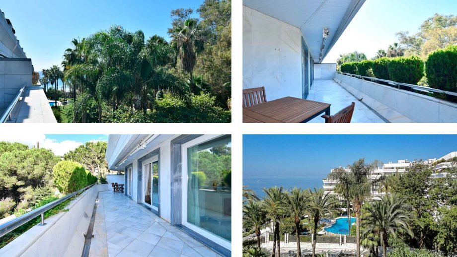 Front line beach flat in Marbella centre, next to the Golden Mile