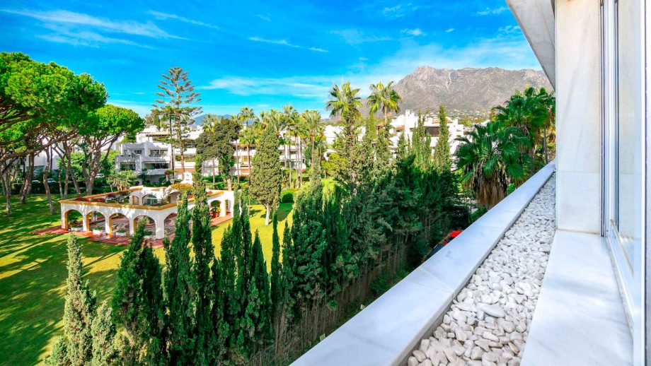 Views from Marina Mariola towards Alhambra in Marbella's Golden Mile