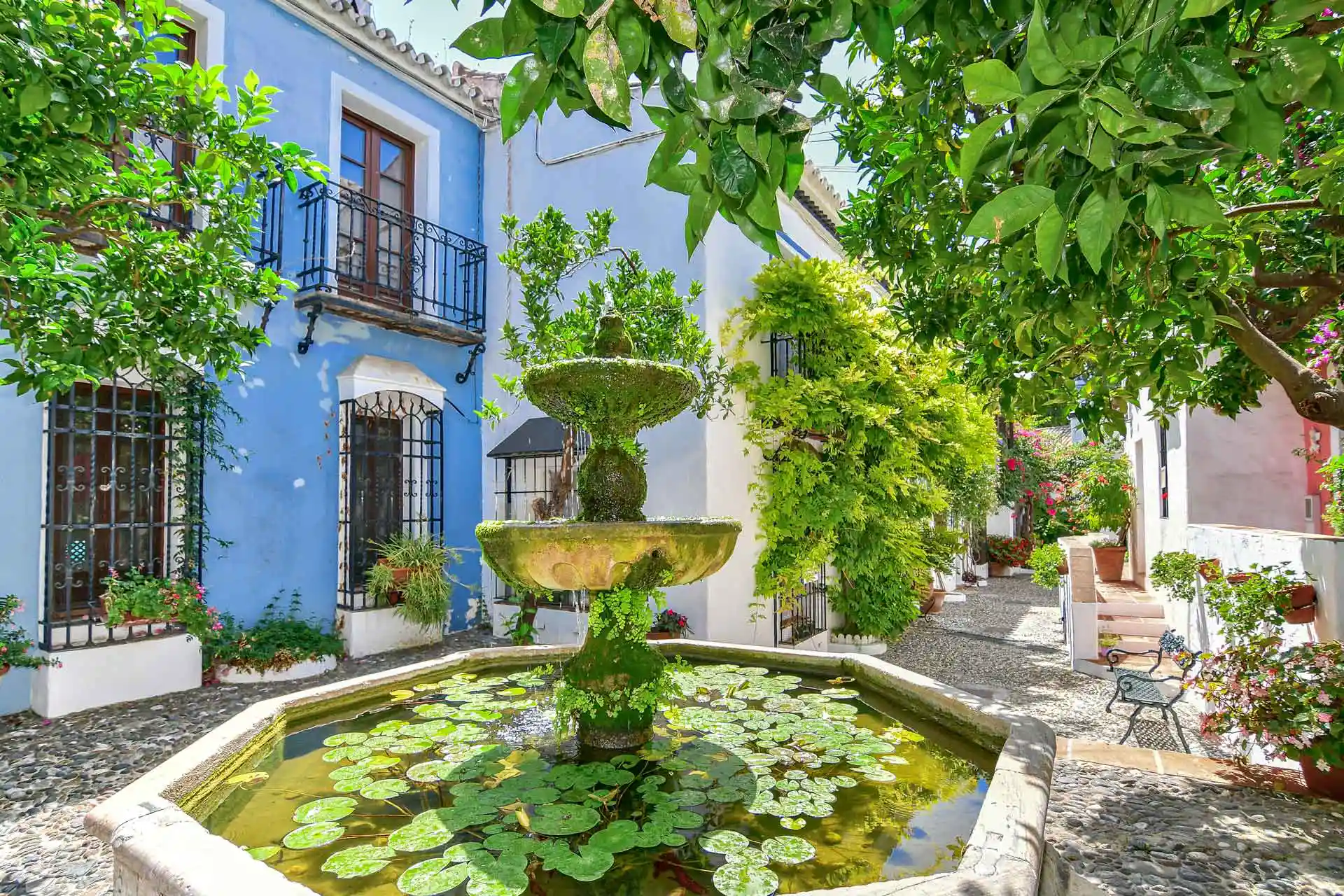 Fountain in La Virginia