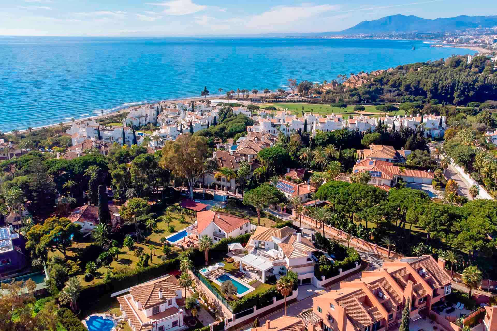 Sea views from Los Monteros, Marbella