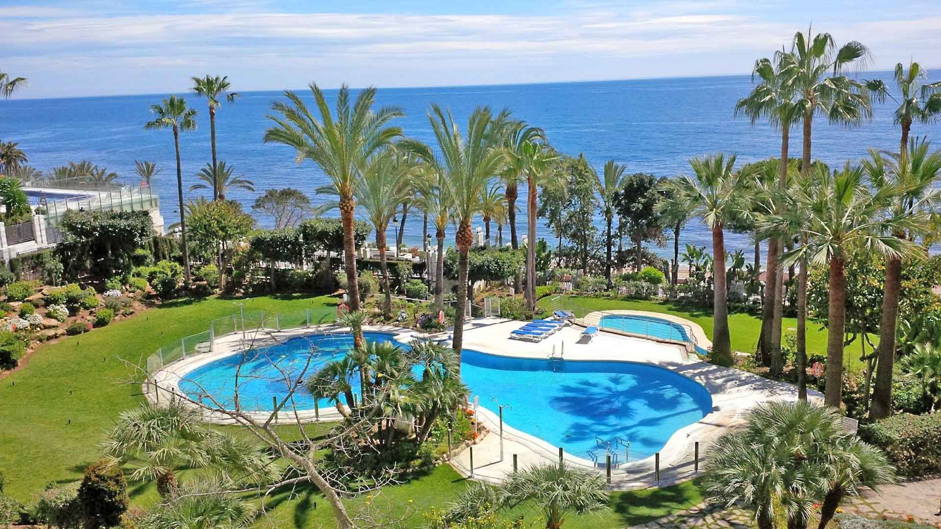 Jardins en front de mer à Marbella