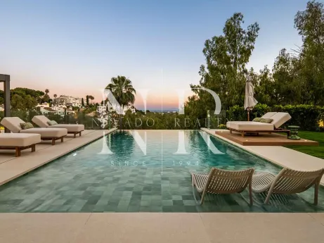 Villa avec vue sur la mer à Benahavís, Málaga, à vendre