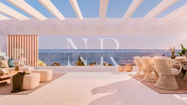 Promotion of apartments with sea views in Estepona for sale